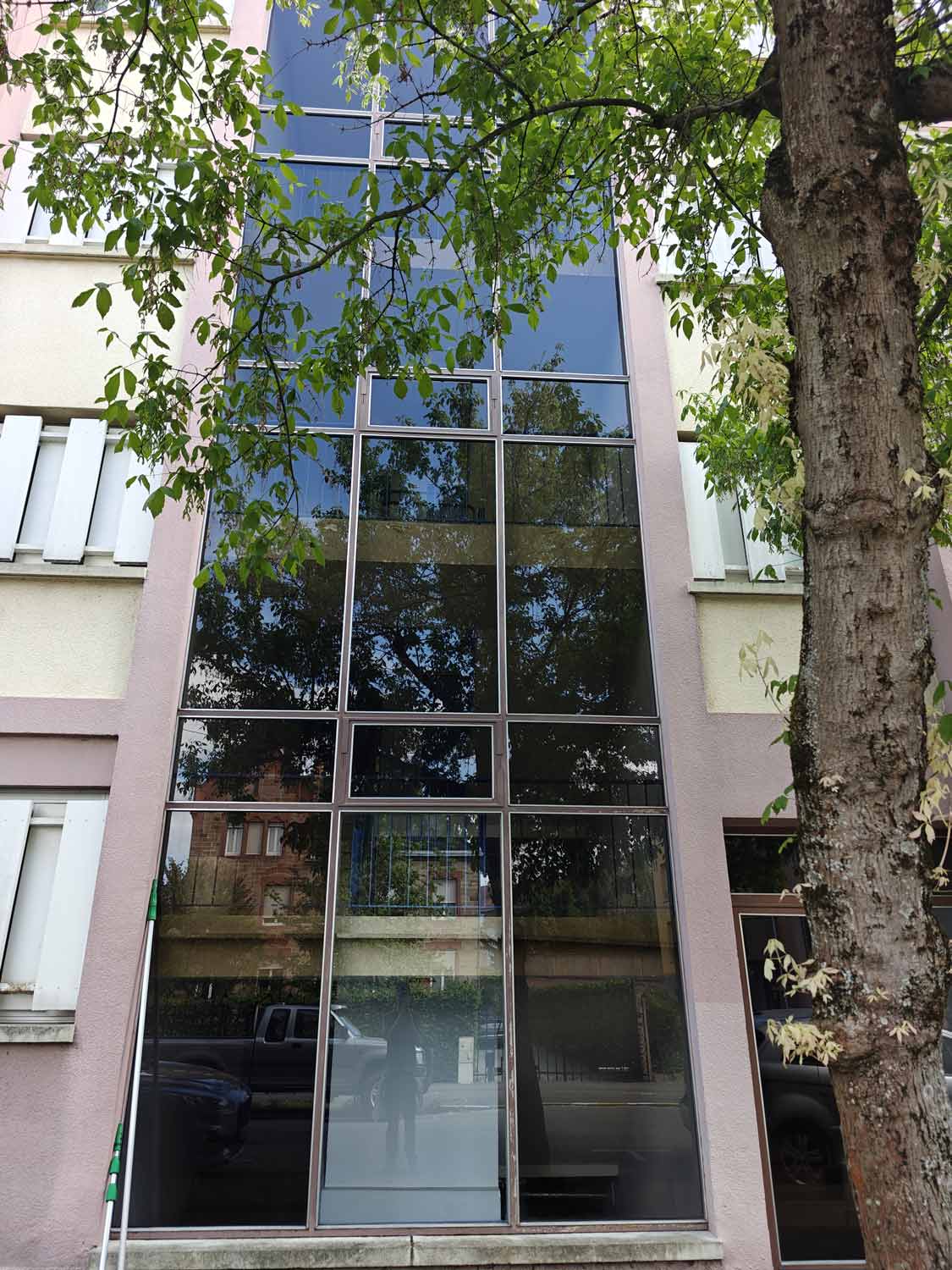 Vitrage d’immeuble près de Sélestat